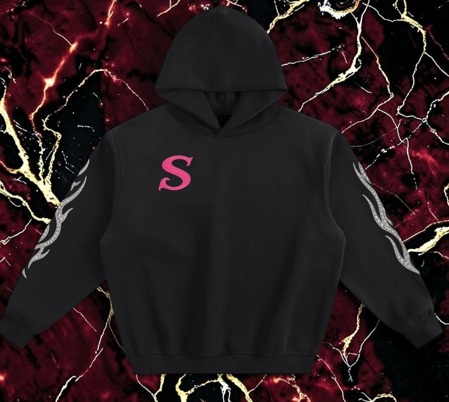 S rhinestone Hoodie