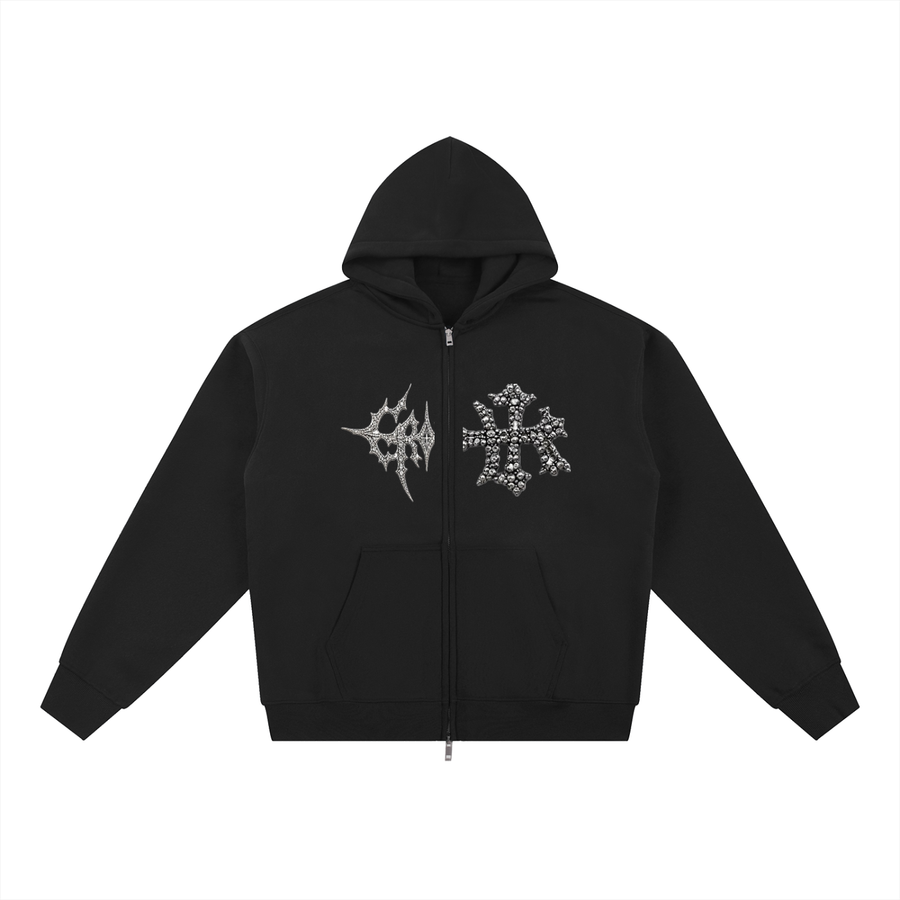 Grail collection zip up hoodie