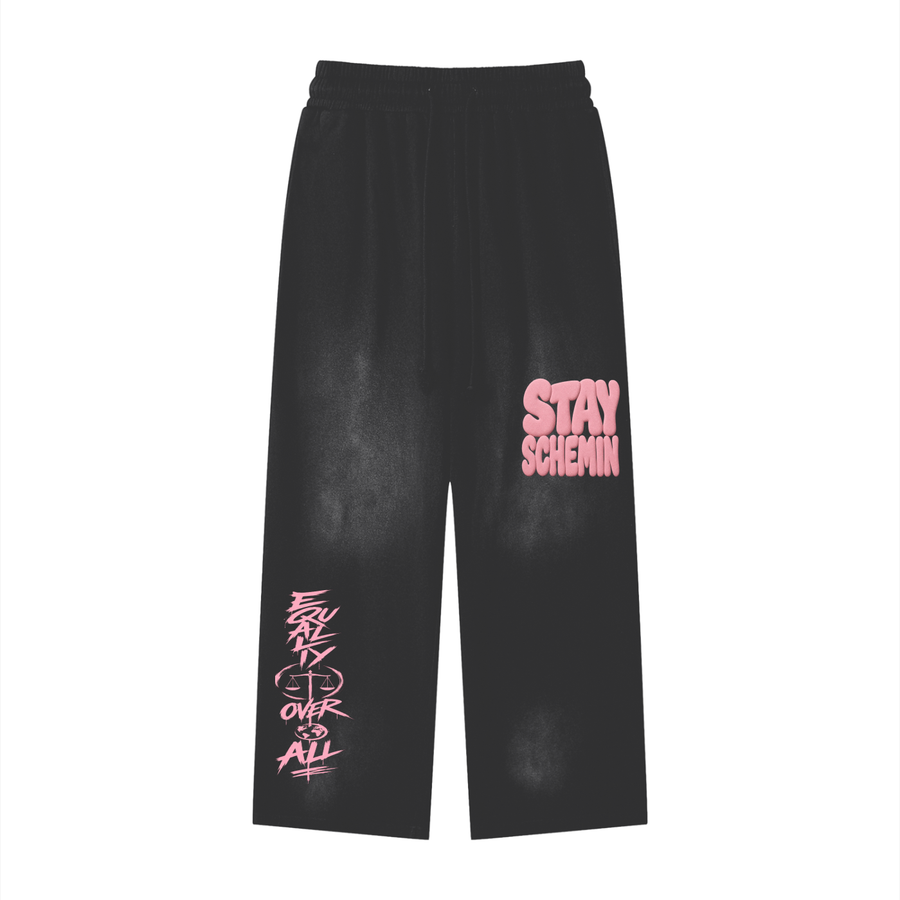 Sunfade Loose Fit Cotton Sweatpants